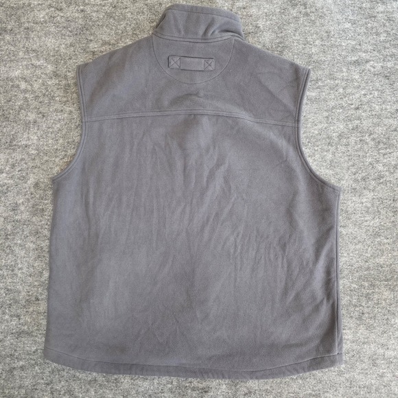 Duluth Trading Co Vest Mens Size‎ XL Gray Full Zip Pockets Outdoors Fleece - Picture 5 of 10